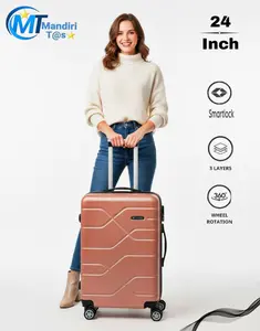 [MANDIRITAS] !!DISKON!! BIG Sale Koper 24 INCH 002 Koper murah, Koper bagasi, tahan banting, anti air, Roda 360 derajat dan Ringan, Fleksibel dan BISA COD