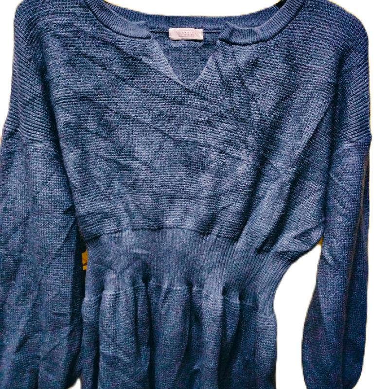 sweater panjang rajut wanita lembut dan tebal 1