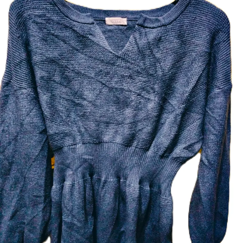 sweater panjang rajut wanita lembut dan tebal 1