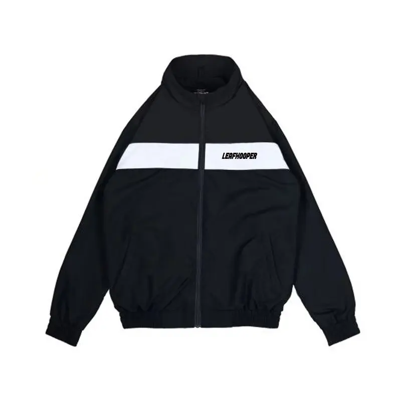 Leafhooper Jaket Tracsuit Tractop Black List White 0