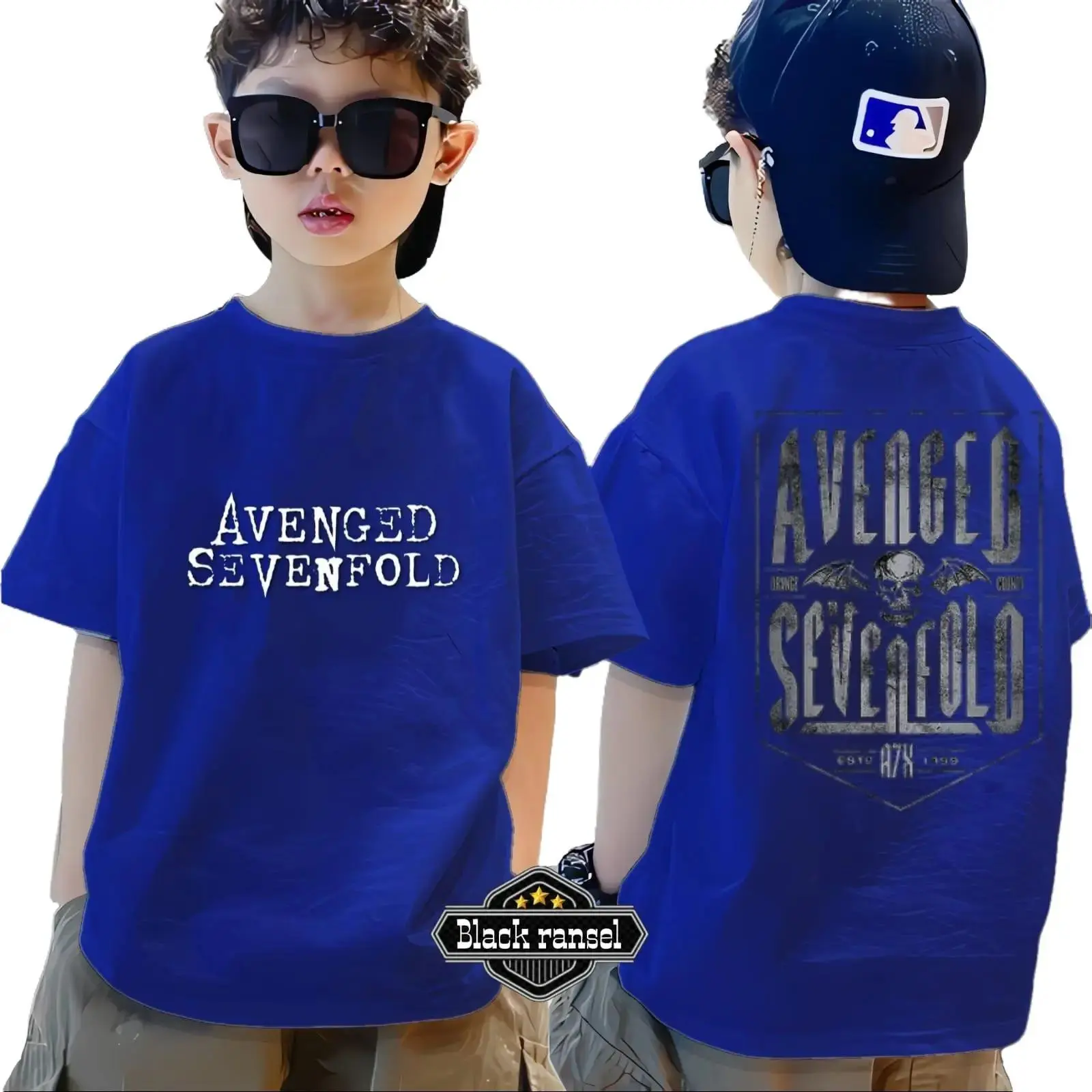 Kaos Band Avenged Sevenfold Forever A7x Anak laki laki Usia 1-12 Tahun - Fashion Terlaris Katun
