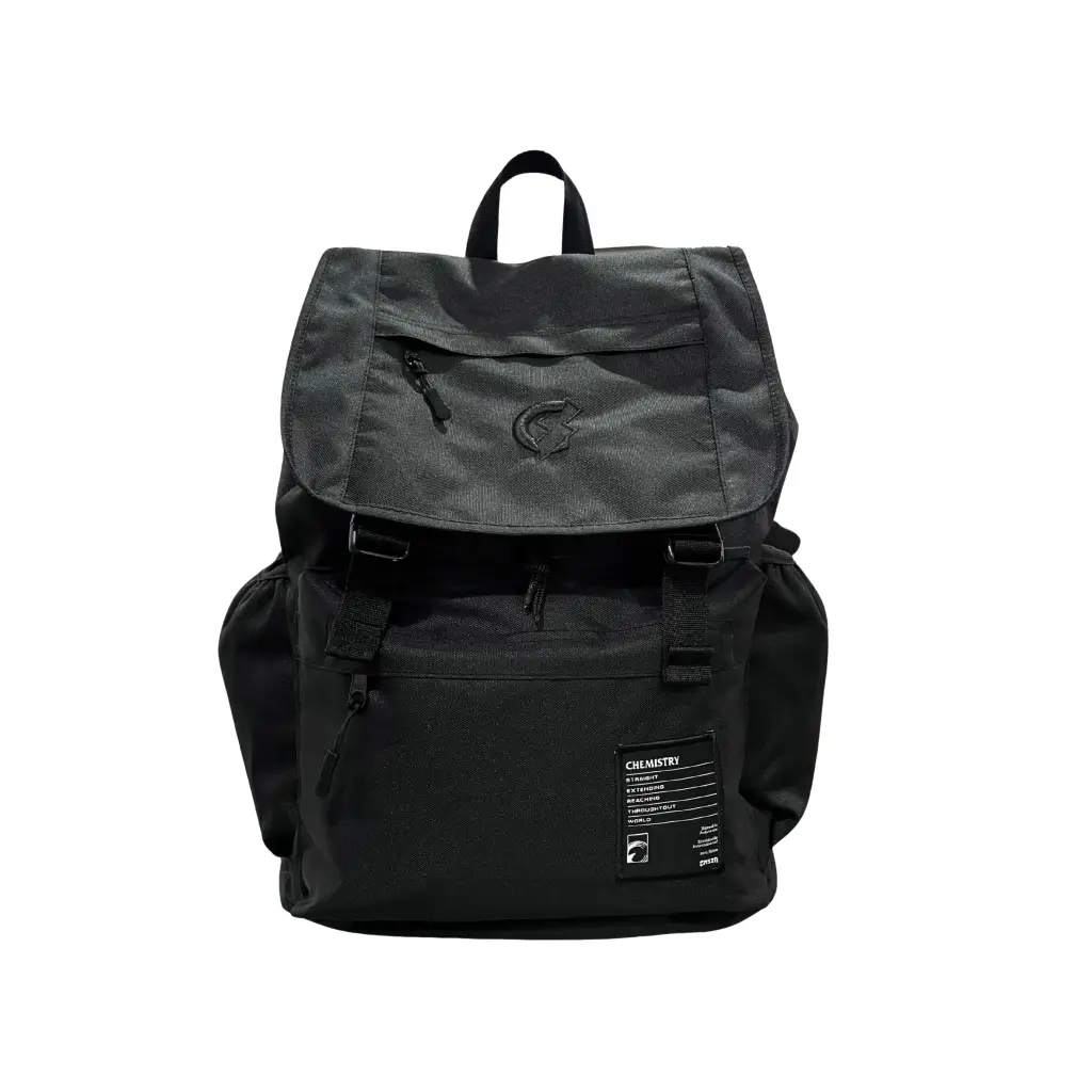 Chemistry Straight - Backpack Ransel - Beloved Black