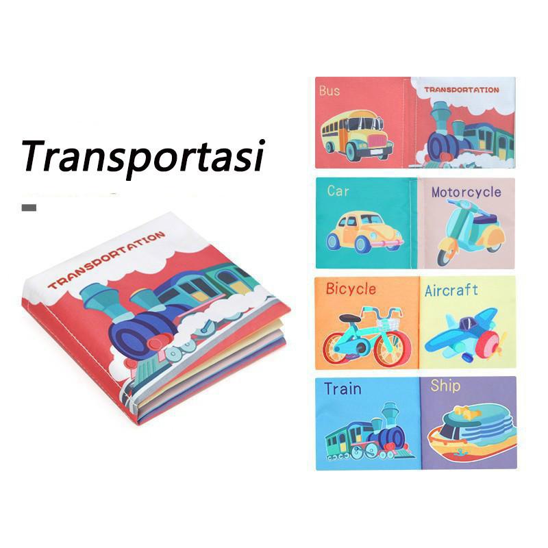 6 Buku Kain Bahasa Inggris Bayi: Mainan Edukatif Montessori untuk Stimulasi Awal, Membangun Minat Membaca Sejak Dini 6
