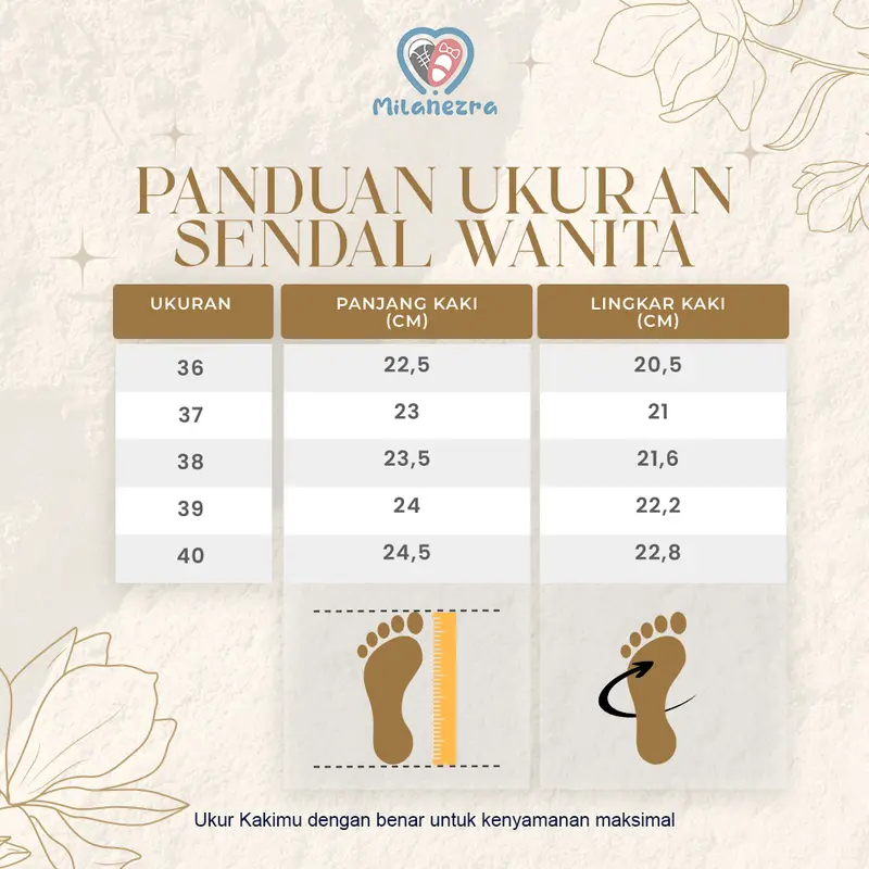 MILANEZRA Sandal Dewasa Model Tali Wanita - M01 sandal  terbaru 5