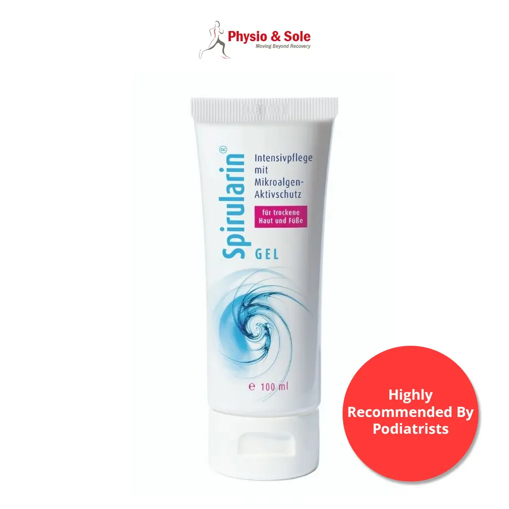 Spirularin Intensive Care Gel for Dry Skin and Feet | Spirulina Microalgae Moisturizer for Sensitive Problem Skin, 100ML