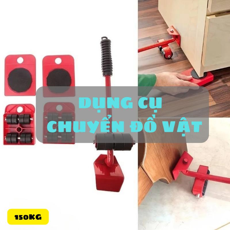 Bộ dụng cụ di chuyển đồ vật SKG-DC1 dùng để di chuyển tủ lạnh máy giặt kệ bàn ghế trọng gia đình tối đa 150kg trolley