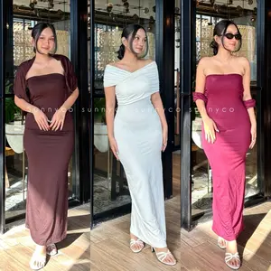 SERENA DRESS / GAUN WANITA 5in1 / Multi Style Dress / SATU DRES LIMA TAMPILAN