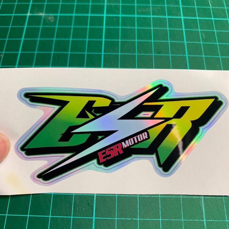 Sticker motor ESR motor hologram reflective sticker ESR Moto - TikTok ...