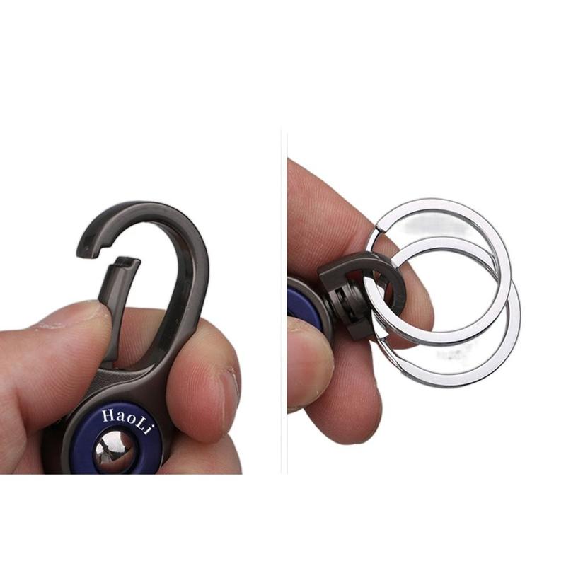 Móc khóa Carabiner, hợp kim titan và kẽm, phong cách doanh nhân, được đánh bóng, thích hợp cho chìa khóa ô tô, phong cách doanh nhânDây Chuyền Chìa Khóa Titan, Chống Vân Tay, Chống Gỉ, Thích Hợp Làm Mặt Dây Chuyền Chìa Khóa 7