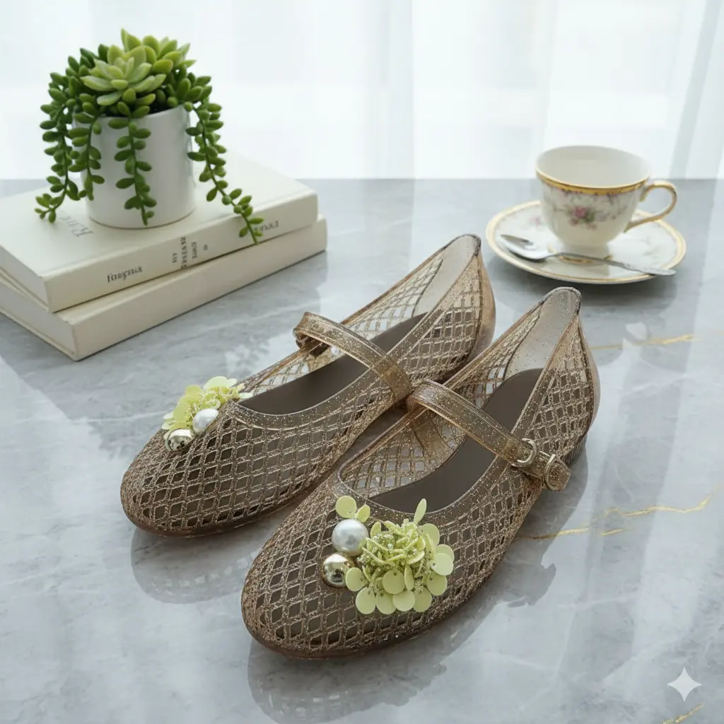 Zoey Glitter Chocolate+Snapbling Yellow