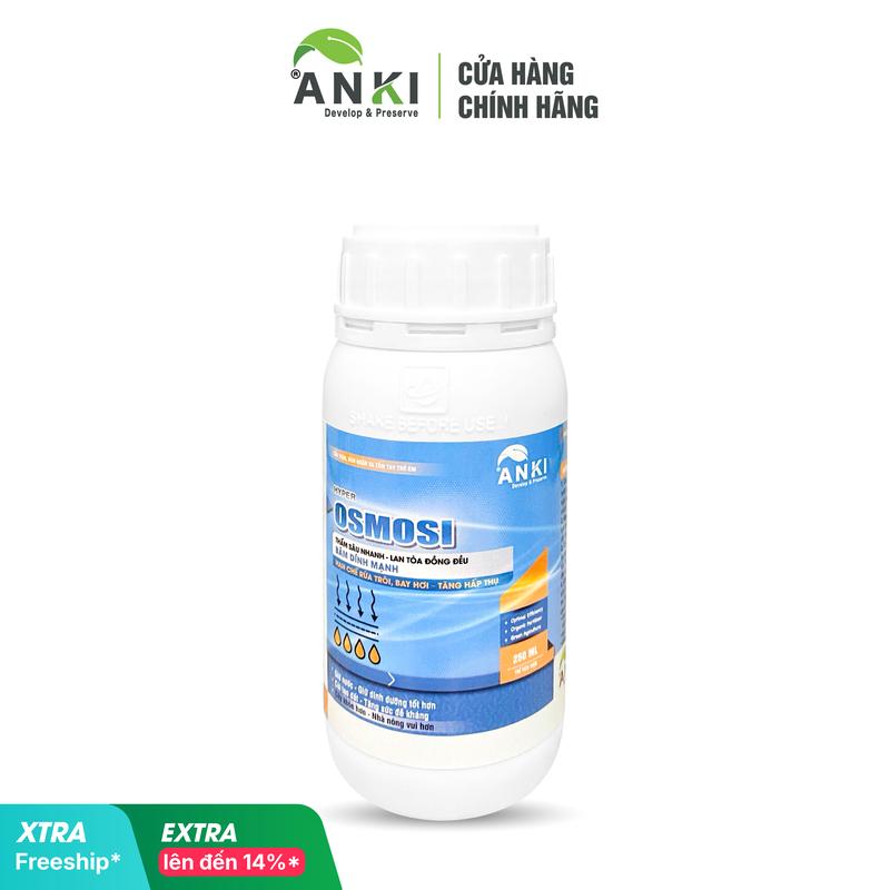  Thấm sâu “HYPER OSMOSIS” - Phân bón thấm sâu loang trái đều bám dính mạnh chống rửa trôi và bay hơi 