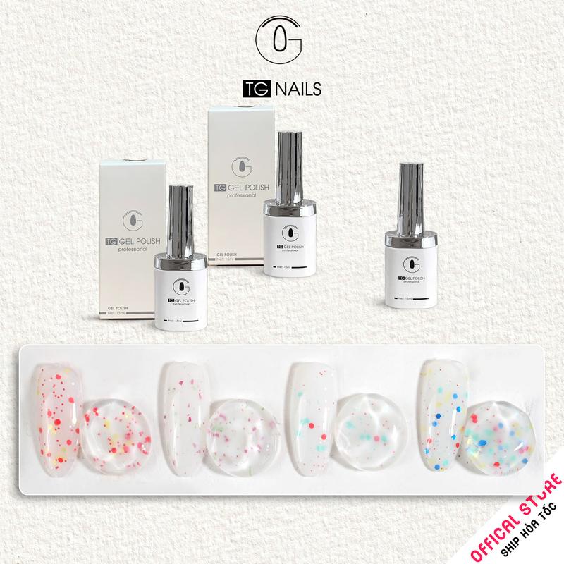 Sơn gel hơ máy thạch nhũ sữa chua mix nhũ hãng TG