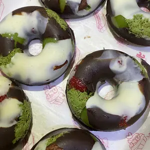 JCM Cetakan Silikon DONAT Loyang Cupcake Kue Coklat Puding Donuts Jelly Muffin Sabun Lilin DIY Cake Bulat Silicone Mold Round Soap Wax Candle 4 / 6 / 8 / 12 / 16 / 18 / 32 Cavity