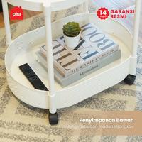 Gambar PIRA -  ONI PET SERIES Meja Samping / Meja Nakas / Meja Kopi / Meja Sudut / Meja Kecil dengan Roda - ONI ROUND PET dari PIRA Kab. Gresik 5 Tokopedia