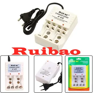 Ruibao Pengisi baterai / Pengisian Cepat / Pengisi Daya Baterai / AAA / AA / 9V