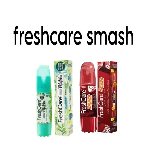 FreshCare Smash Double Inhaler + Roll On 8ml | Minyak Angin Aromatherapy