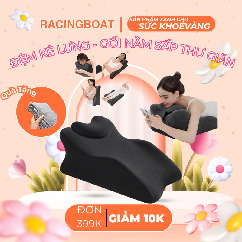 Đệm Kê Lưng - Gối Nằm Sấp Thư Giãn - Gối Kê Gác Chân Suy Giãn Tĩnh Mạch MIANDAO 3in1 Đa Năng