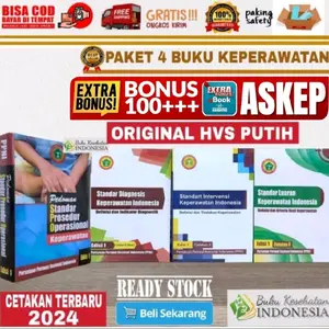 PAKET 4 BUKU KEPERAWATAN PEDOMAN SPO 3S SDKI SIKI SLKI PEDOMAN STANDAR PROSEDUR OPERASIONAL KEPERAWATAN SPO KEPERAWATAN SOP KEPERAWATAN PPNI ASKEP ASUHAN KEPERAWATAN KONSEP DASAR KEPERAWATAN UJI KOMPETENSI PERAWAT NERS SINERSI PANDUAN ASKEP NANDA NIC NOC