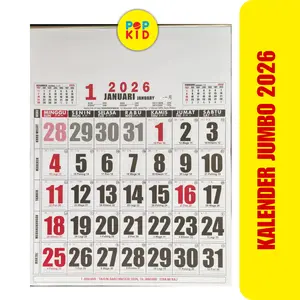 KALENDER DINDING 2026 UKURAN BESAR 50 X 65 CM SERI TERBARU