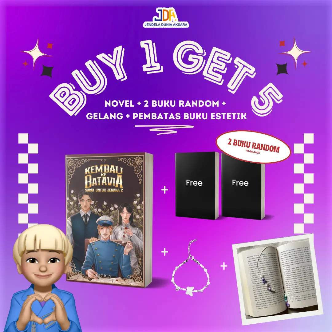 PROMO Novel BUY 1 GET 5 Books & Merch - JDA x AKAD Group