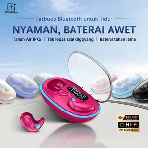 [COD] New model X55 Sleeping Earbuds with Hi-Fi Stereo Sound Waterproof Build-in Mic Noise Cancelling For iPhone For Andriod Touch Control Earphones