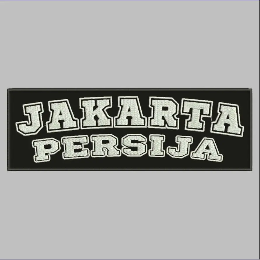 PATCH BORDIR GAMBAR JAKARTA PERSIJA BORDIR\EMBLEM