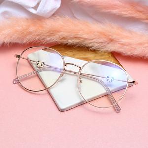 FS Cute Bear Side Glasses Round Frame women spectacle eyewear spec glasses