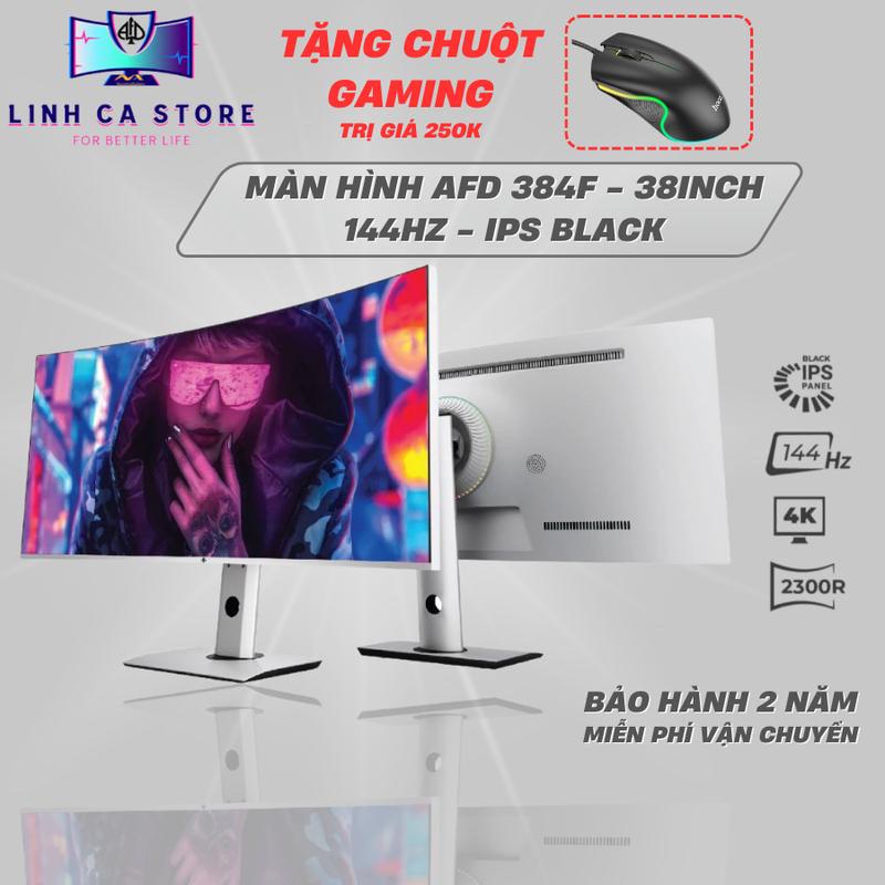 Màn hình cong ultrawide AFD 384F cong 38in/4K (WQHD)/IPS BLACK/TypeC/144Hz/Loa/2300R 3