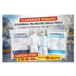 coverall pelindung sekali pakai