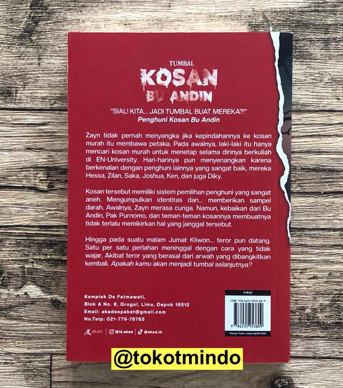 ORIGINAL Novel TUMBAL KOSAN BU ANDIN - Butterflyzwnn - Penerbit Akad 3