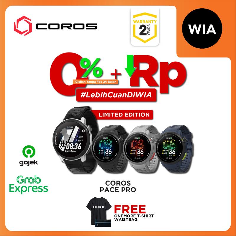 WIA Coros Pace Pro GPS Sport Watch AMOLED Smartwatch Origiinal Garansi Resmi 2 Tahun 0