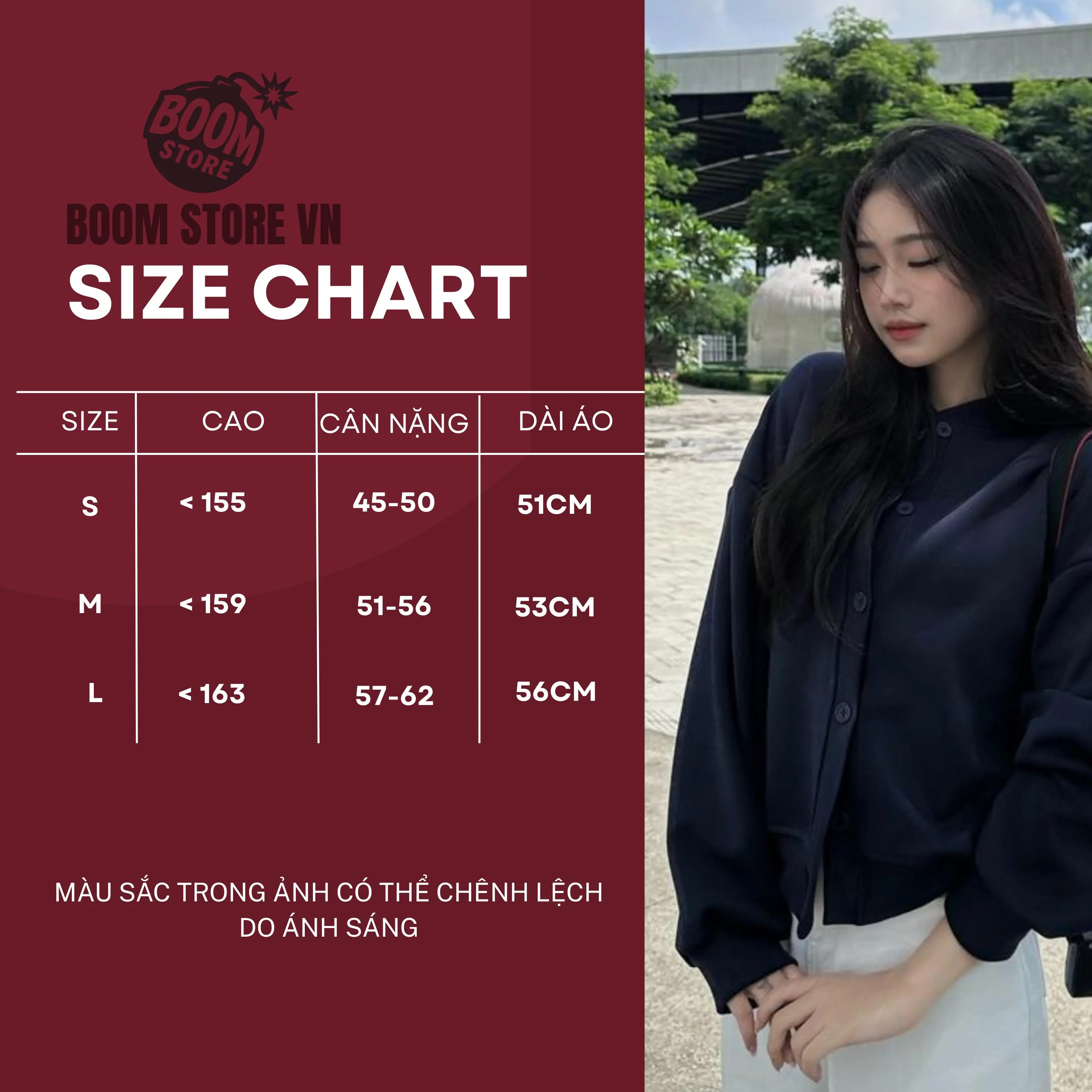 [XẢ HÀNG] Áo Khoác Nỉ Cardigan Nữ Basic Cài Cúc Form Boxy Nhẹ Mùa Thu Đông Vải 2 Da Cao Cấp Không Xù , Chống Bai Dão Tốt - BY BOOM STORE VN áo khoác nỉ dày dặn | BigBuy360 - bigbuy360.vn