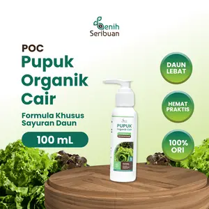 Pupuk Organik Cair POC Sayuran Daun 100mL Fase Vegetatif- Benih Seribuan