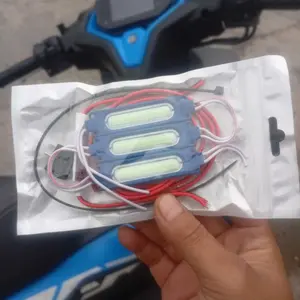 Paket Lampu Kolong 3 pcs + Modul Relay Blitz Kedip Pesawat, Saklar On/Off, Kabel Awg 2x14 Untuk Semua Motor Universal