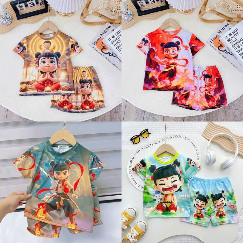 Combo 1xx/4 bộ miễn ship. Chất thun lạnh thái . Đủ size 6-40KG  cho mẹ tha hồ lựa chọn 1