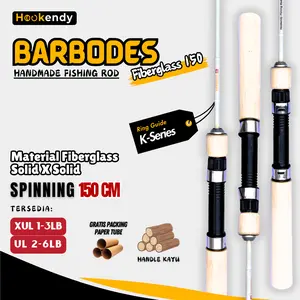 Joran Barbodes Fiberglass 150cm Spinning Putih