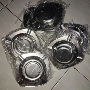 6 pcs asbak stenlise anti karat