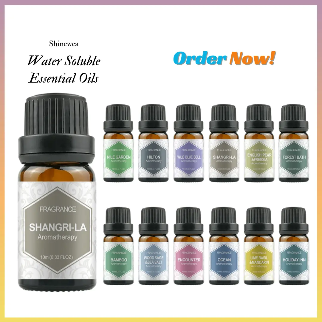 Water Based Essential Oils for Humidifier Used in Office/Home/Hotel and Public Places Air Aroma Lavender Orange Shangri-La Hilton Scents