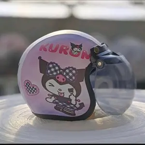 Helm Anak Kuromi 3-7 Tahun Terlaris helma nakmurah grosir Kaca Cembung Motorcycle jbx helmets