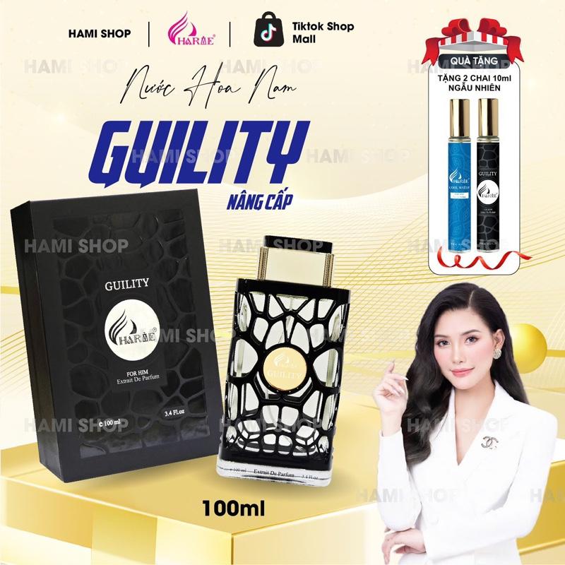 Nước Hoa Nam GUILITY 100ml Bản Mới - Hương Gỗ Thơm Nam Tính & Quà Tặng 2 Chai Ngẫu Nhiên 10ml - Hami Shop Chính Hãng CHARME PERFUME