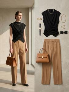 Camiseta sin mangas elegante para mujer, versátil para la oficina, ajuste a la moda, perfecta para el trabajo y los desplazamientos, ideal como regalo y para San Valentín