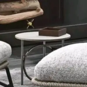 Meja kecil outdoor meja samping bundar