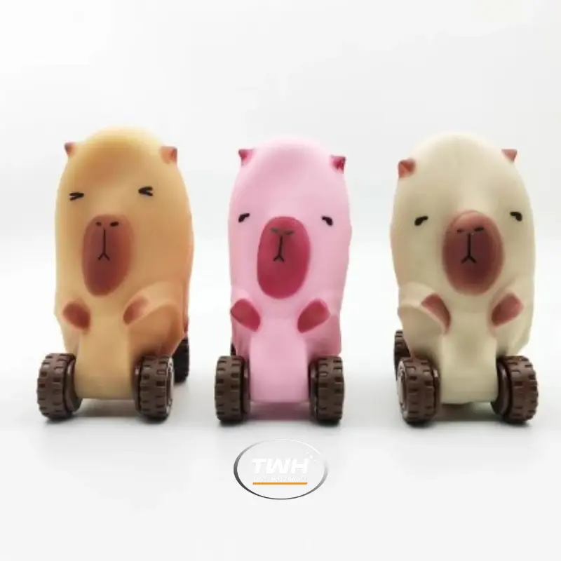 MAINAN KAPIBARA / CAPYBARA LUCU BISA BERUBAH BENTUK DITARIK DAN DICUBIT HADIAH LUCU UNTUK DIMAINKAN ANAK & DEWASA 3