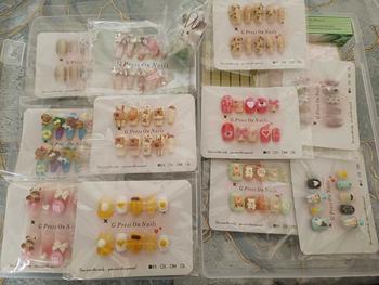 Product Review of [N-6.8] Exquisite 2024 Pure Hand- Wearable Nail Art Fake Nail Sheet Removable Finished Phototherapy Armor Press On Nail IF you buy more ,surprise more! from 💜**💜 0