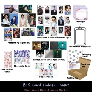 BTS Fankit - dapat semua items - BTS Photocard & Card Holder - Coocha.id BTS Fankit - dapat semua items - BTS Photocard & Card Holder - Coocha.id