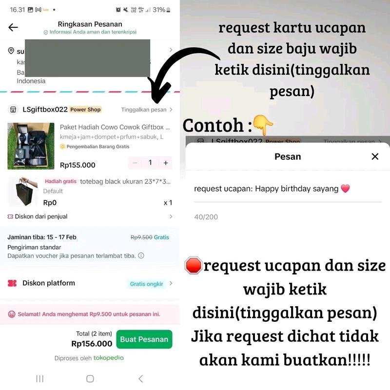 GIFTBOX KADO HAMPERS COWOK COWO PONDOK PAKET IBADAH KADO IBADAH ULANG TAHUN WISUDA ANNIVERSARY WEDDING KELULUSAN 4