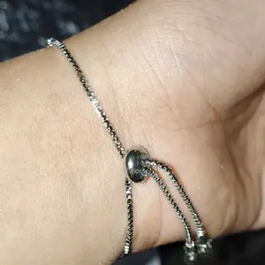 Manis Sederhana Busur Gelang Kristal Perak Gelang Aksesoris Perhiasan