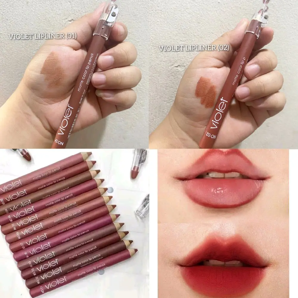 ( SATUAN PILIH WARNA )  VIOLET LIP LINER SERUT