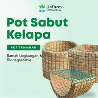 Gambar INFARM - Pot sabut kelapa Pot Tanaman Ramah lingkungan - KOTAK dari Infarm Kota Surabaya 1 Tokopedia