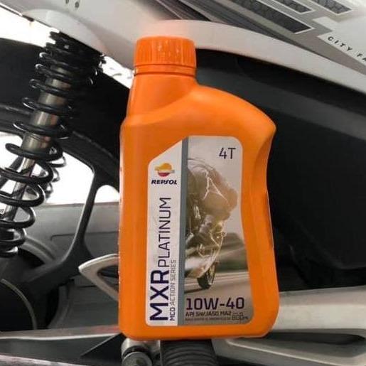 Dầu nhớt Repsol MXR Platium 10W40 0.8l cho xe số xe côn tay 930030